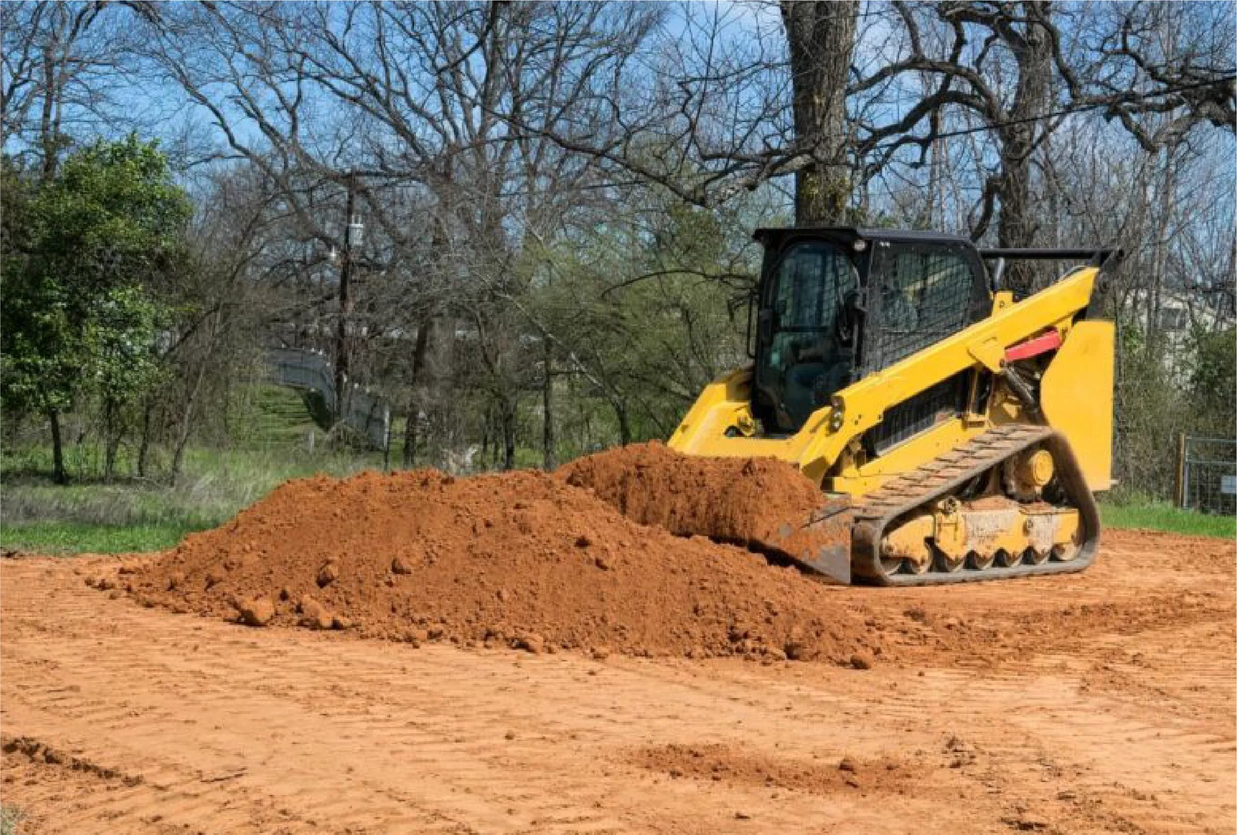 Grading driveway